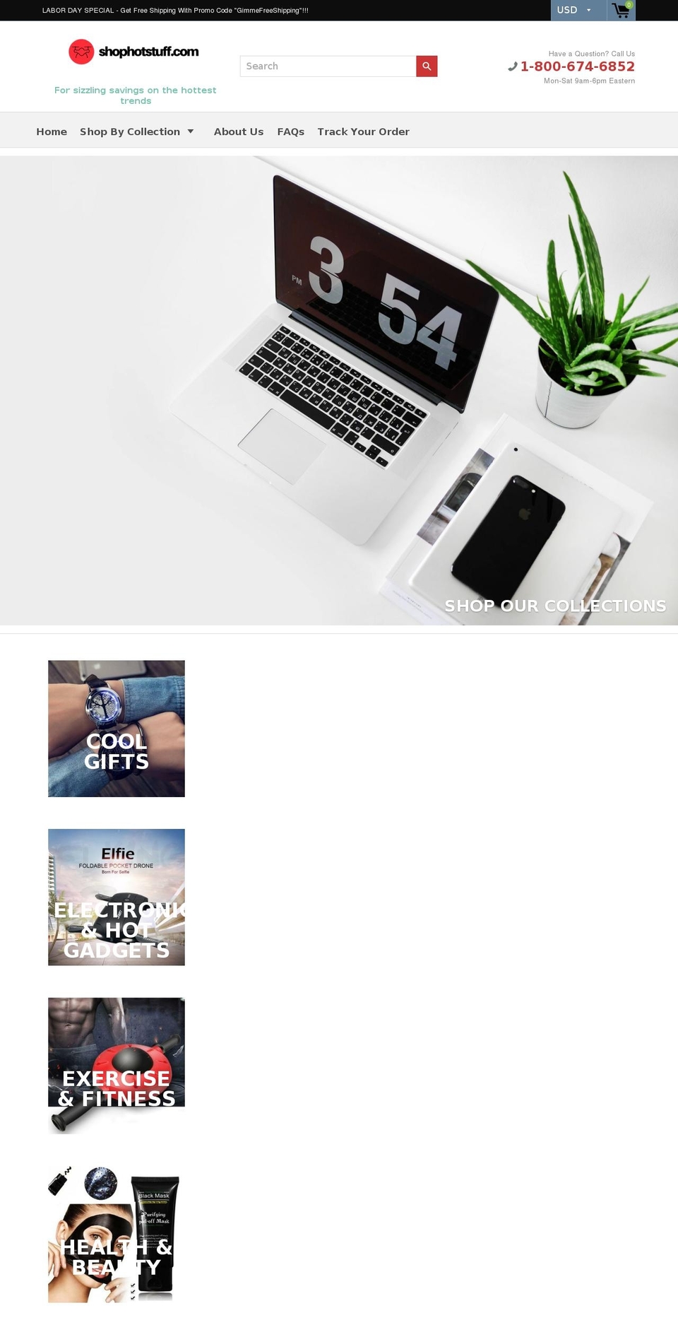 shophotstuff.com — Shopify storefront screenshot