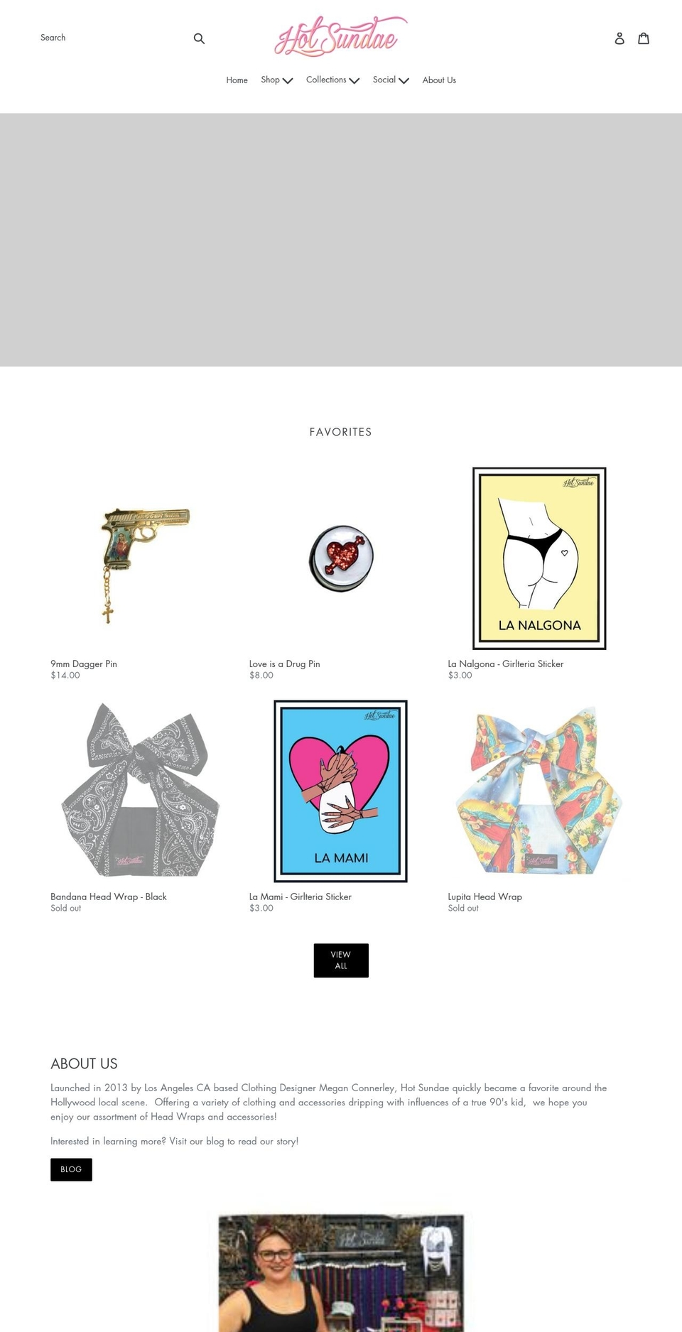 shophotsundae.com — Shopify storefront screenshot