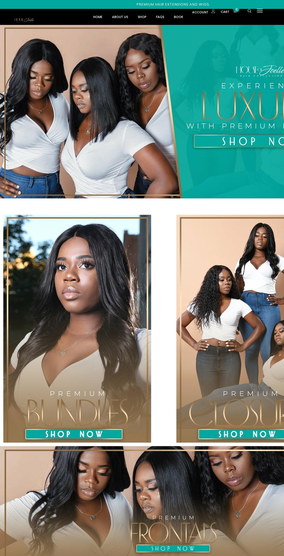 shophouseofjoelle.com shopify website screenshot