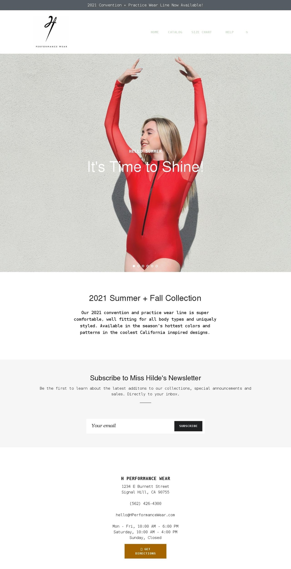 shophperformancewear.com shopify website screenshot