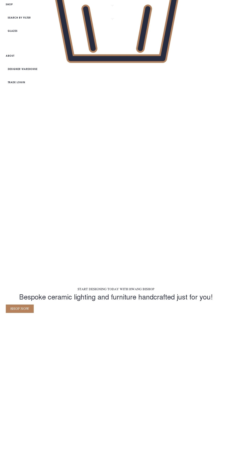 shophwangbishop.com shopify website screenshot