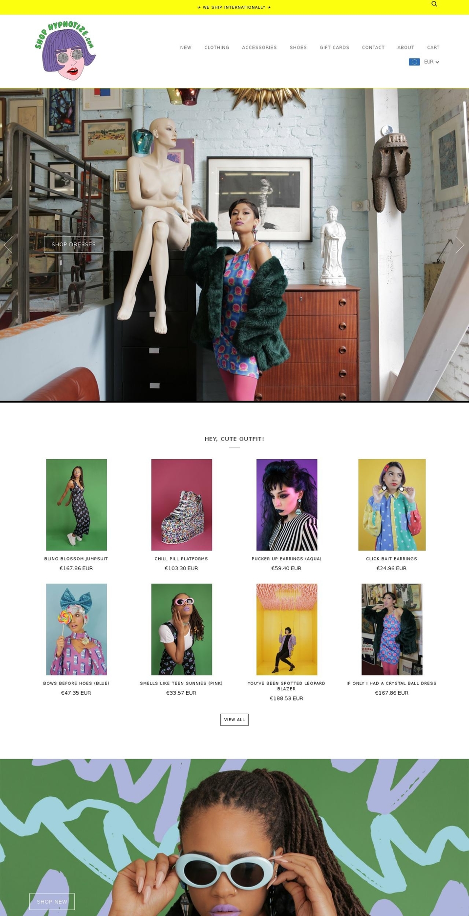 shophypnotize.com shopify website screenshot