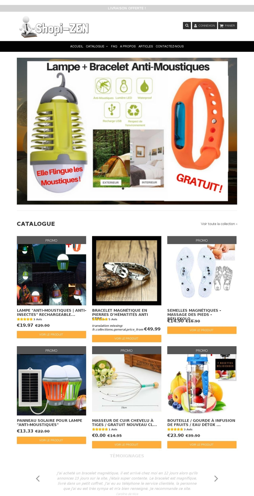 speedfly-1-10 Shopify theme site example shopi-zen.com