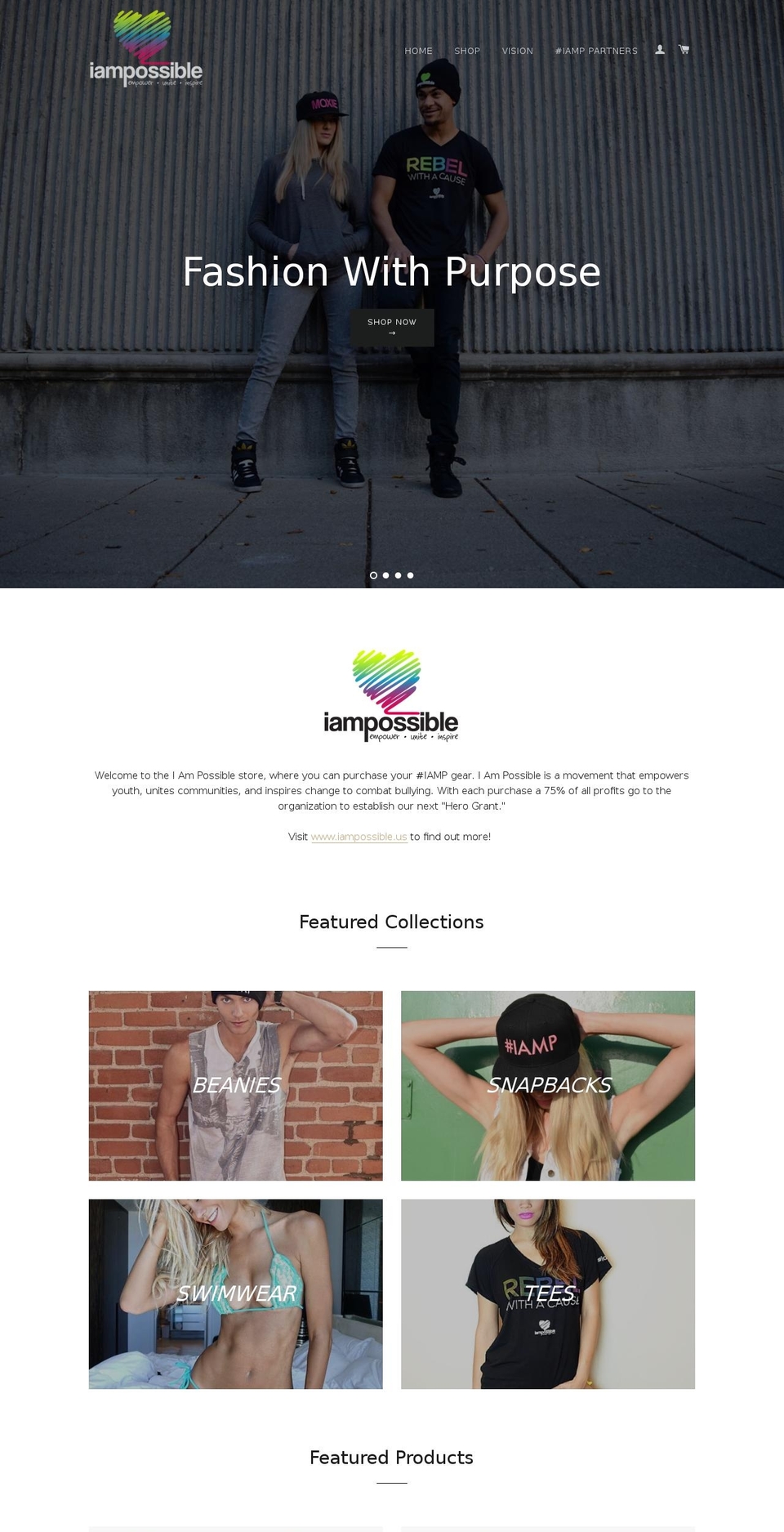 shopiamp.com shopify website screenshot