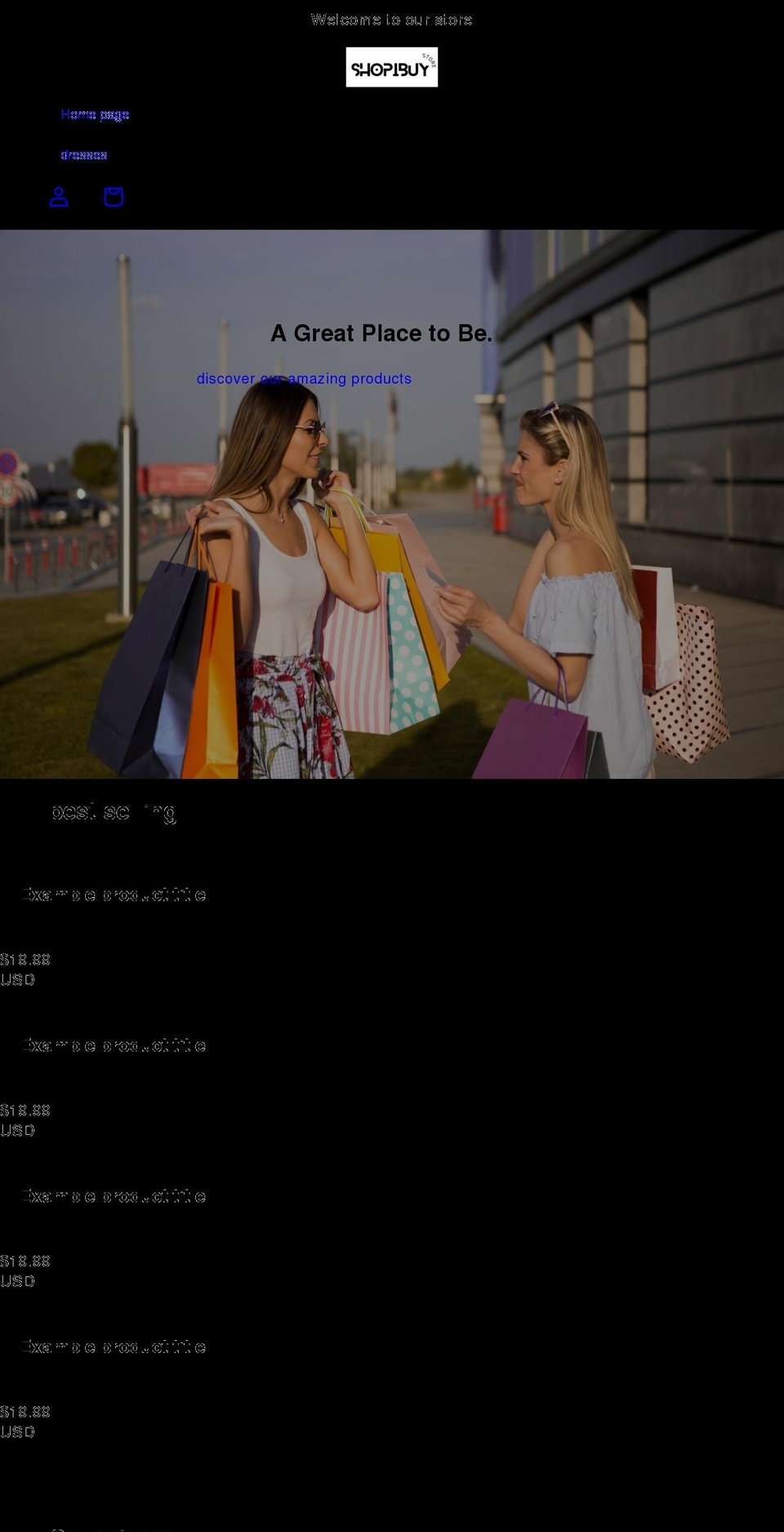 shopibuy.net shopify website screenshot