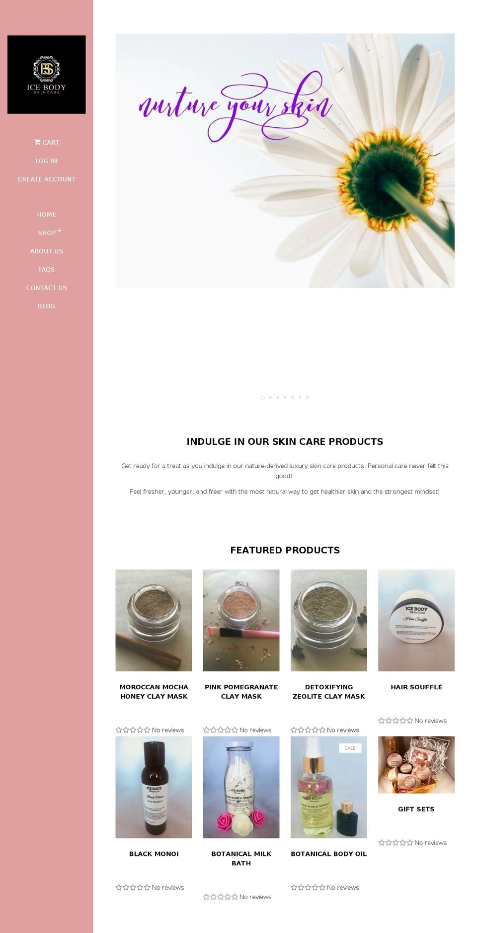 shopicebody.com shopify website screenshot