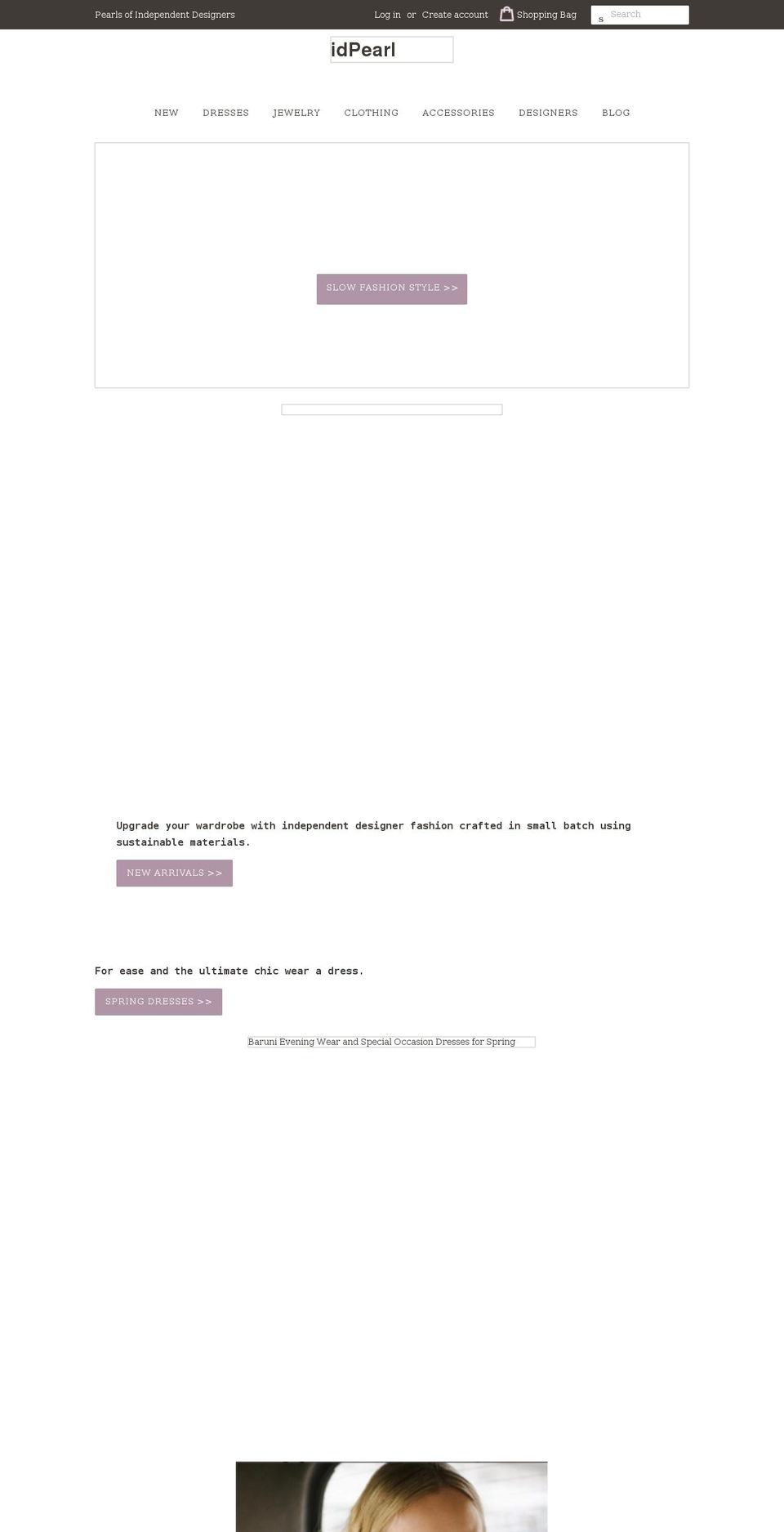 shopidpearl.com shopify website screenshot
