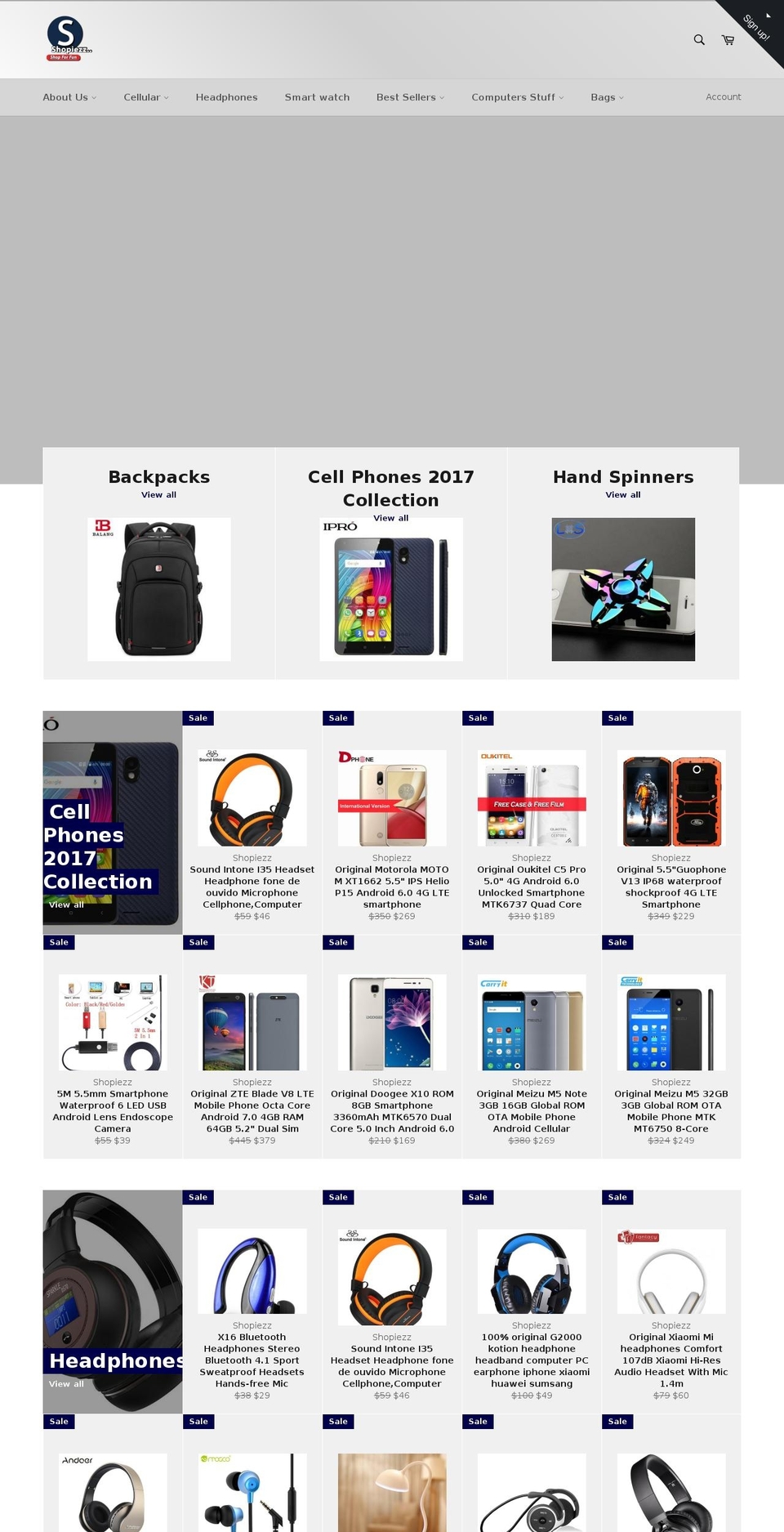 shopiezz.com — Shopify storefront screenshot