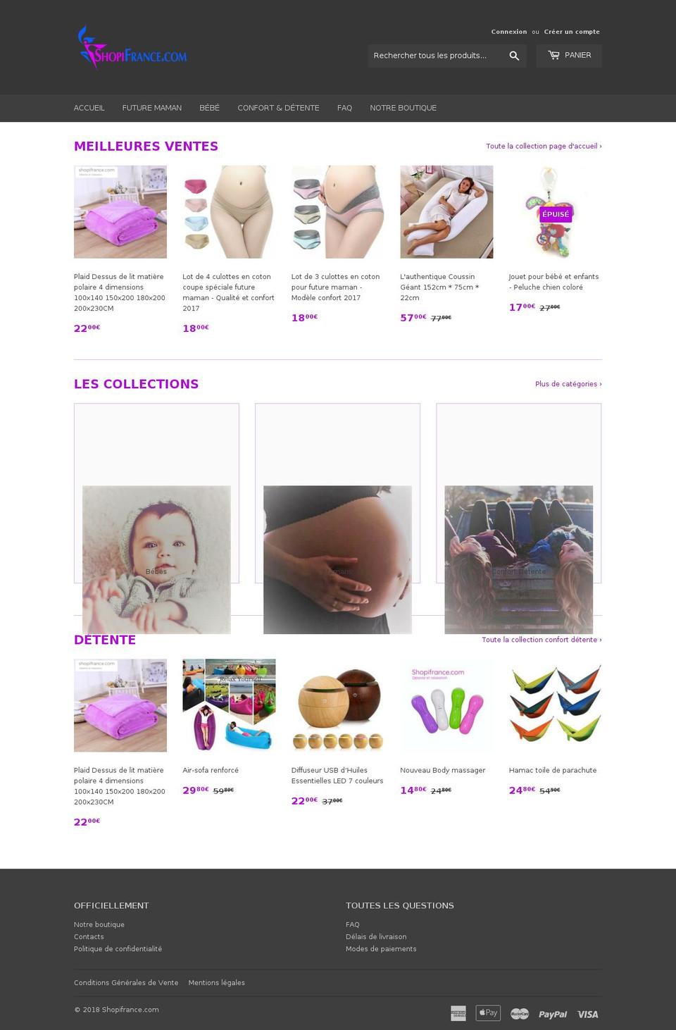 shopifrance.com — Shopify storefront screenshot