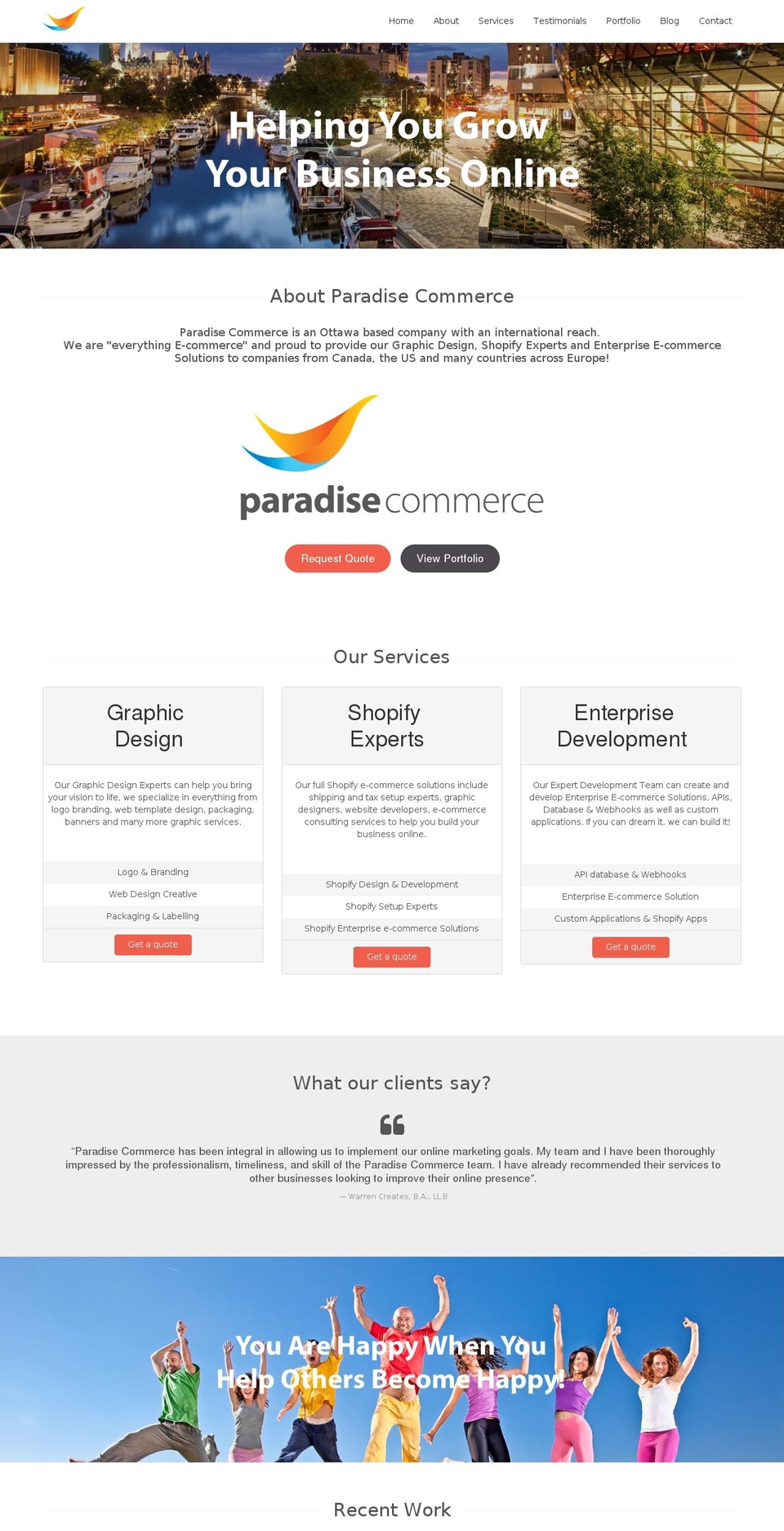 shopify-expert.com shopify website screenshot