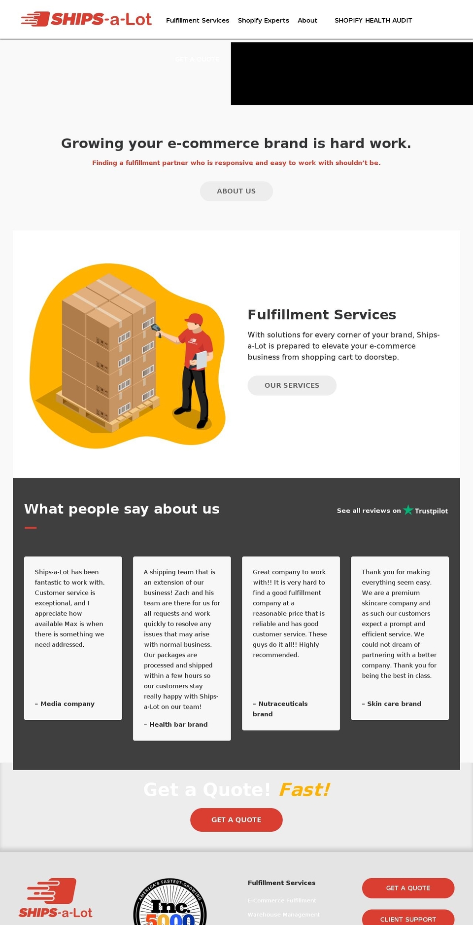 MACH74 - desktop - LIVE - 5\/13\/16 Shopify theme site example shopifyplusfulfillment.com