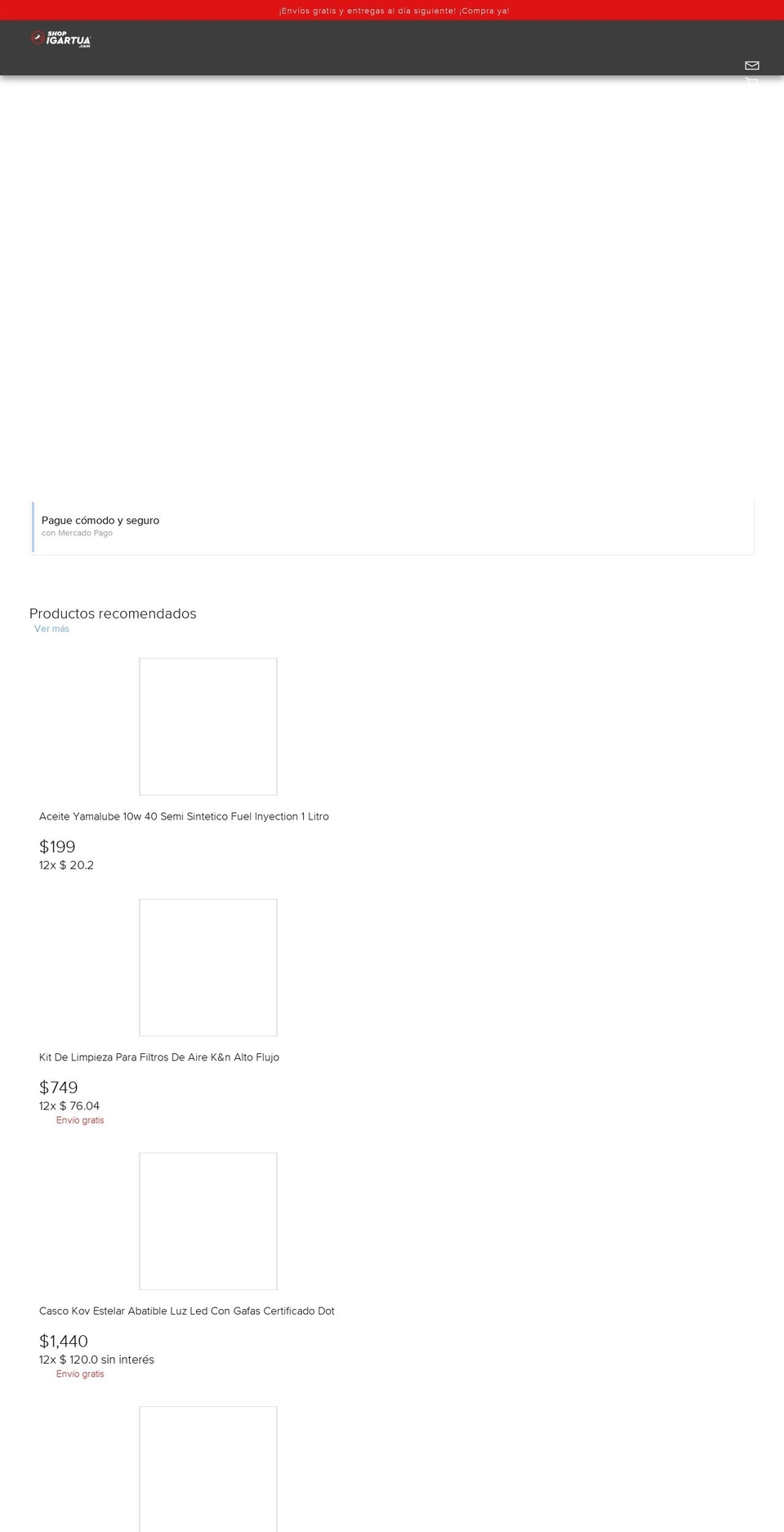 shopigartua.com — Shopify storefront screenshot
