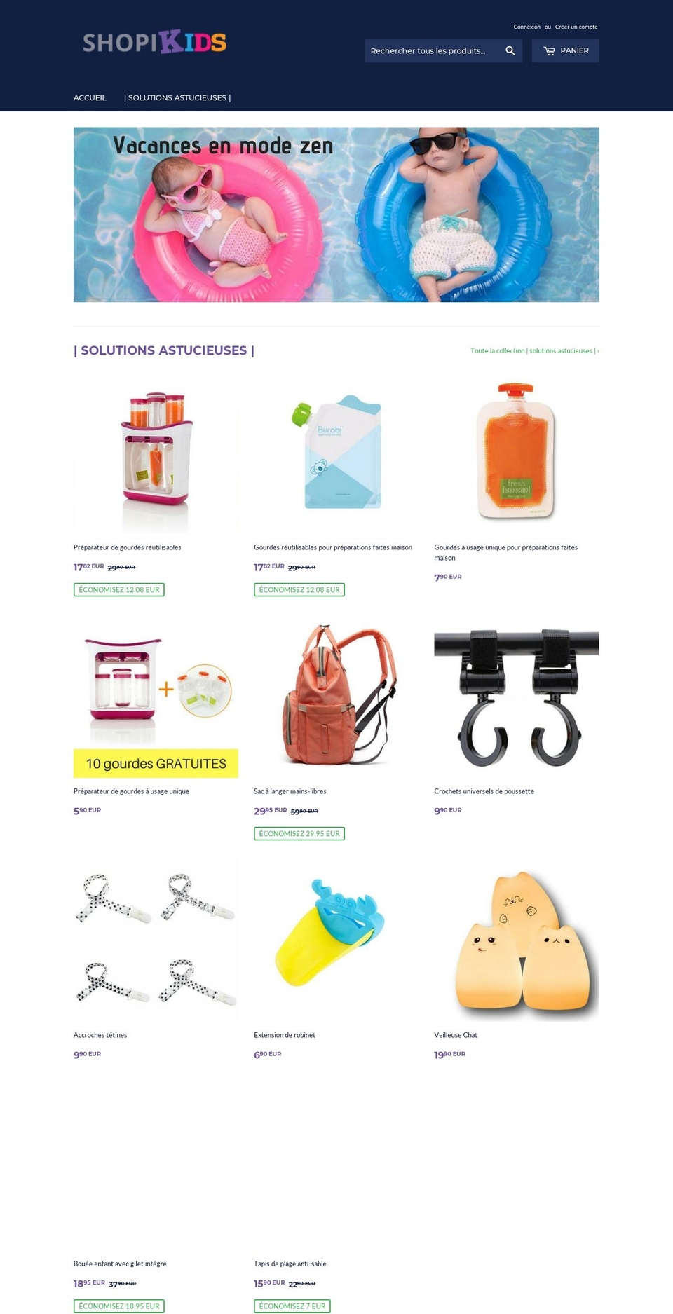shopikids.com — Shopify storefront screenshot