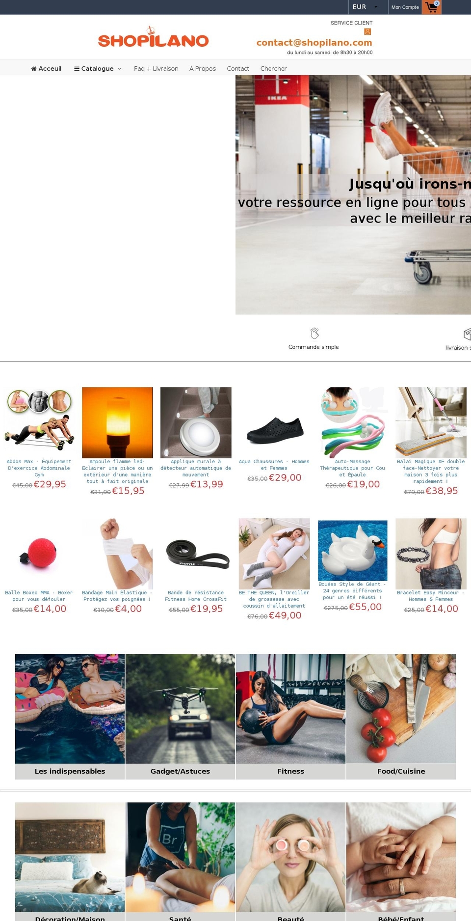 theme-optimized Shopify theme site example shopilano.com