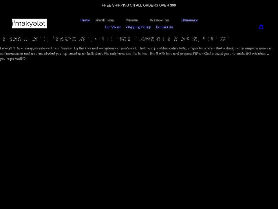 shopimakyelet.com shopify website screenshot
