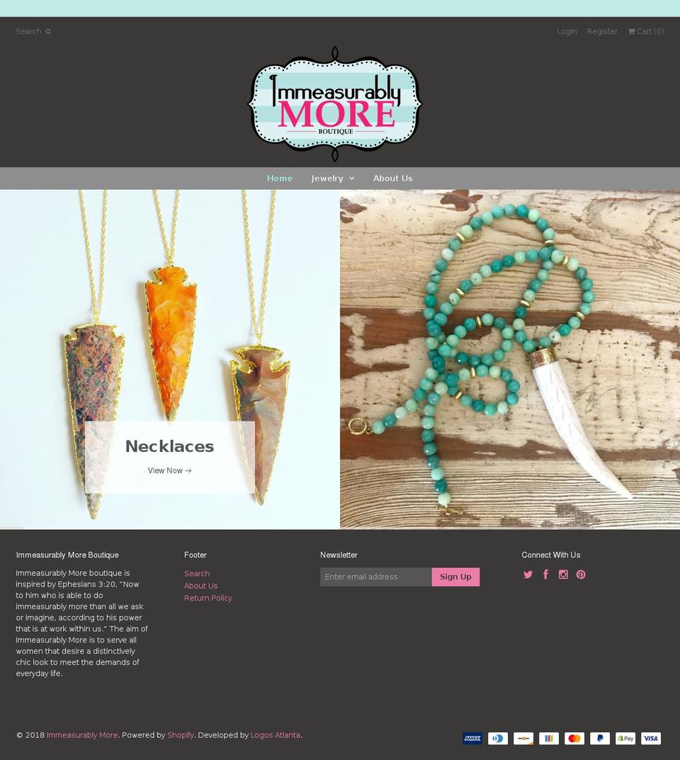 shopimmeasurablymore.com shopify website screenshot