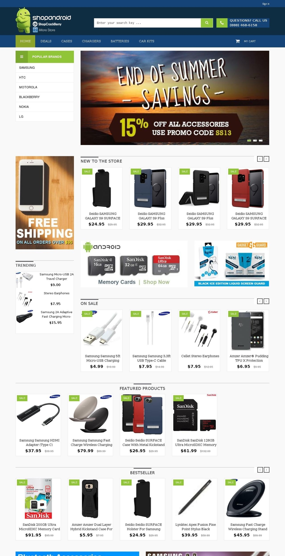 ShopAndroid 2 Shopify theme site example shopimore.com