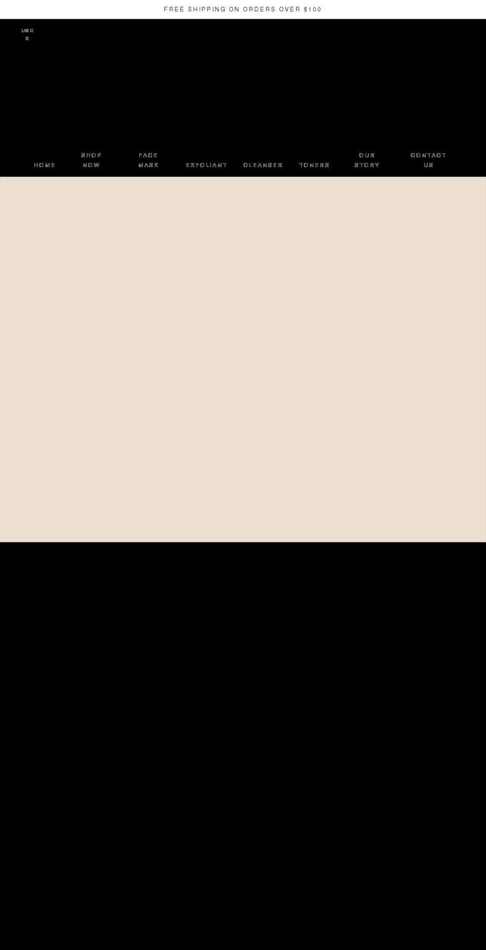 shopindigoglow.com shopify website screenshot