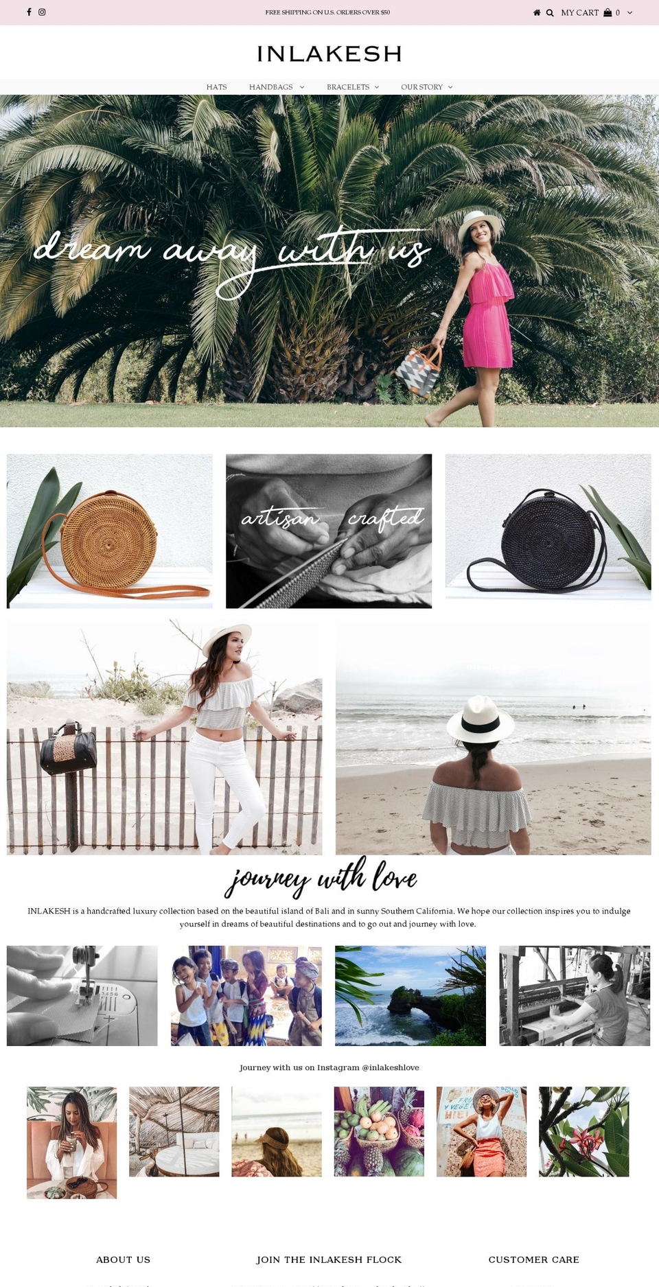 shopinlakesh.com shopify website screenshot