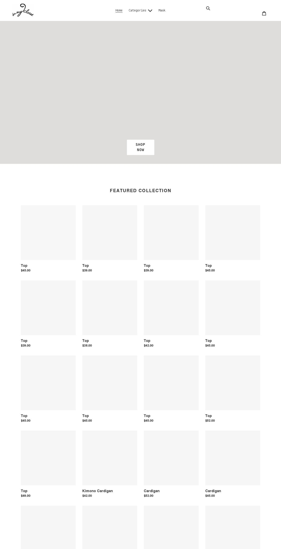 shopinmyclosethawaii.com shopify website screenshot