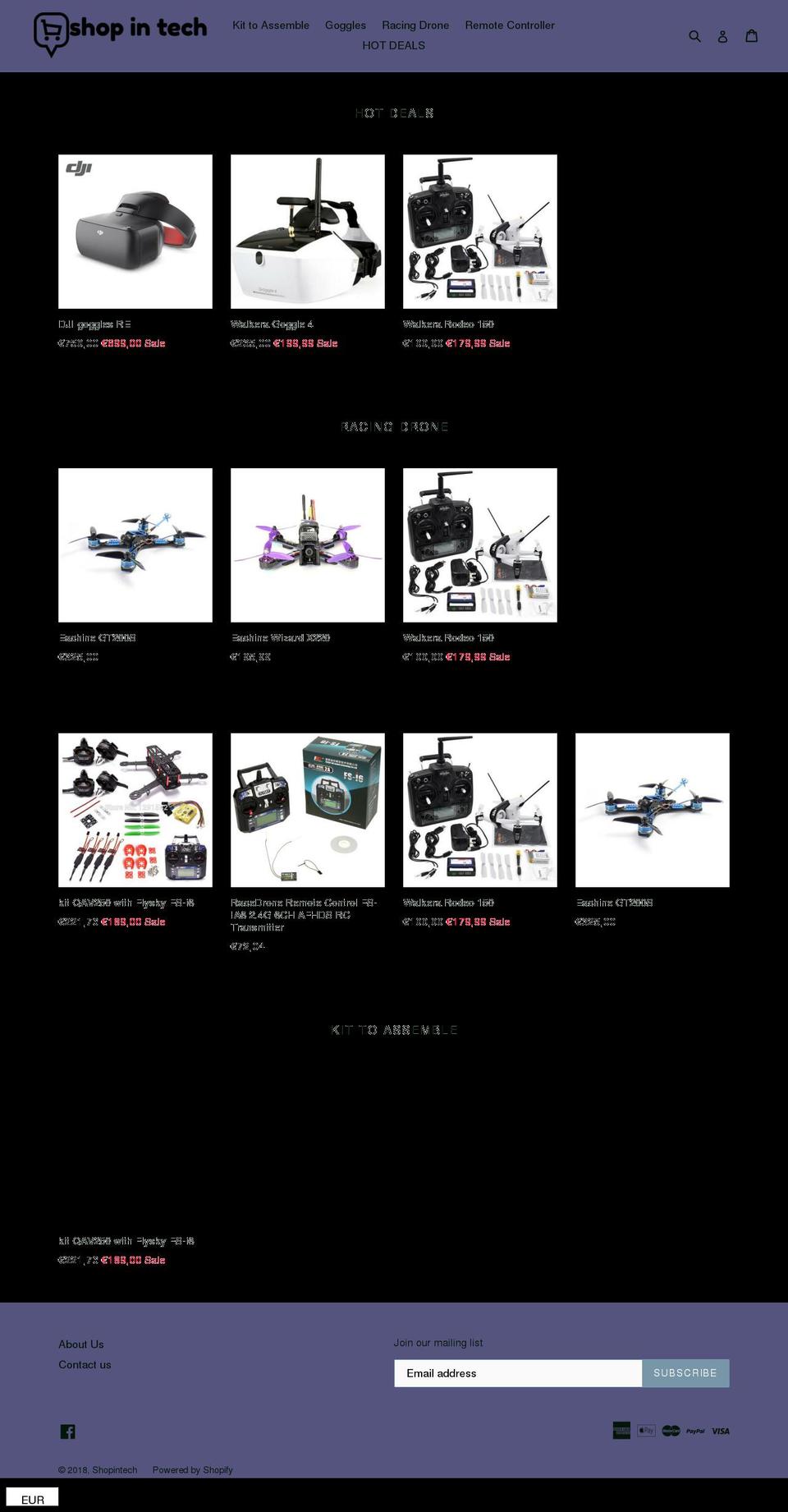 shopintech.com — Shopify storefront screenshot