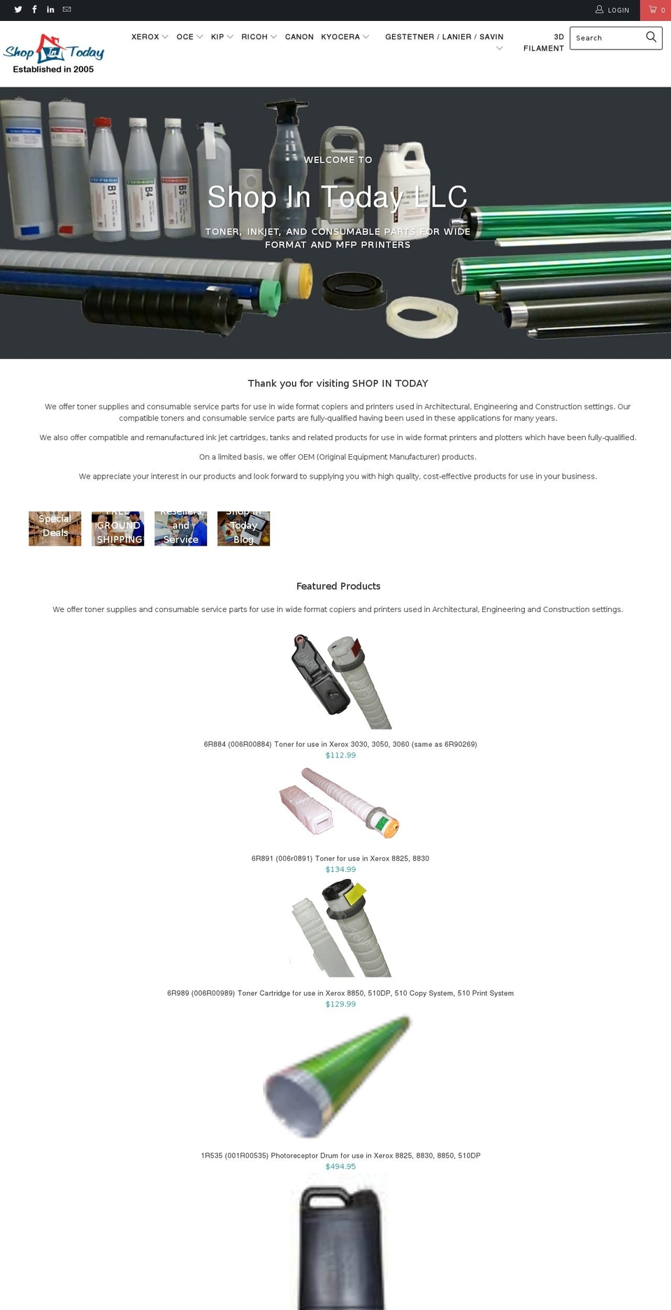 Shop In Today LLC UPDATED Shopify theme site example shopintoday.com