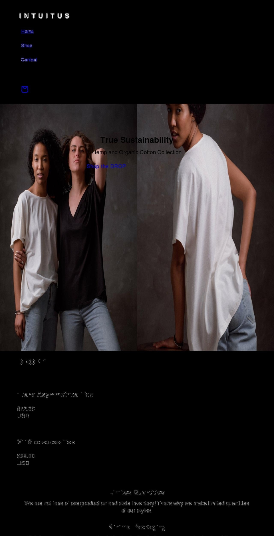 shopintuitus.com shopify website screenshot