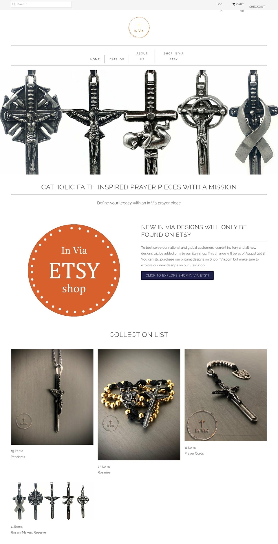 shopinvia.com shopify website screenshot