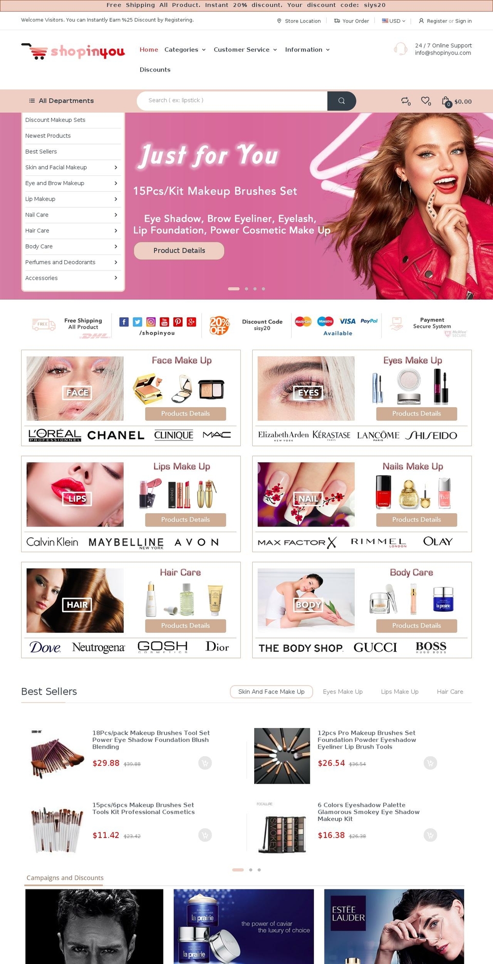 shopinyou.com — Shopify storefront screenshot