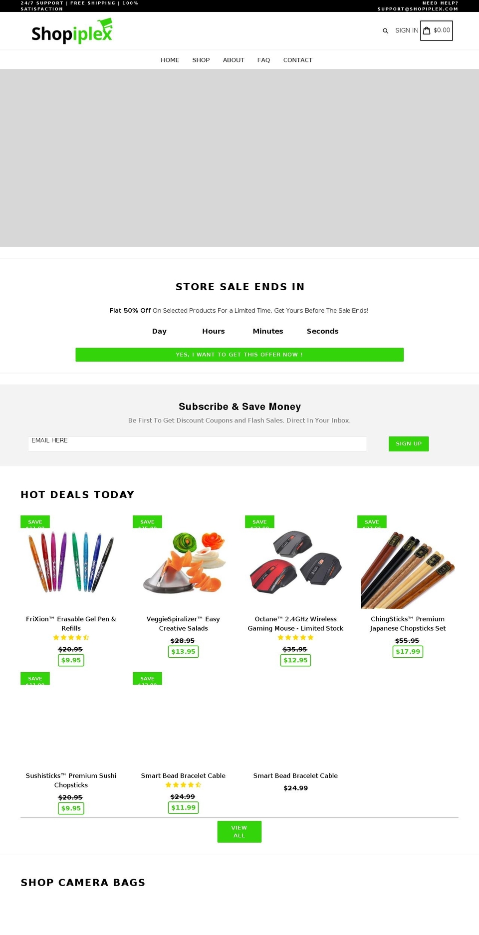 shopiplex.com — Shopify storefront screenshot