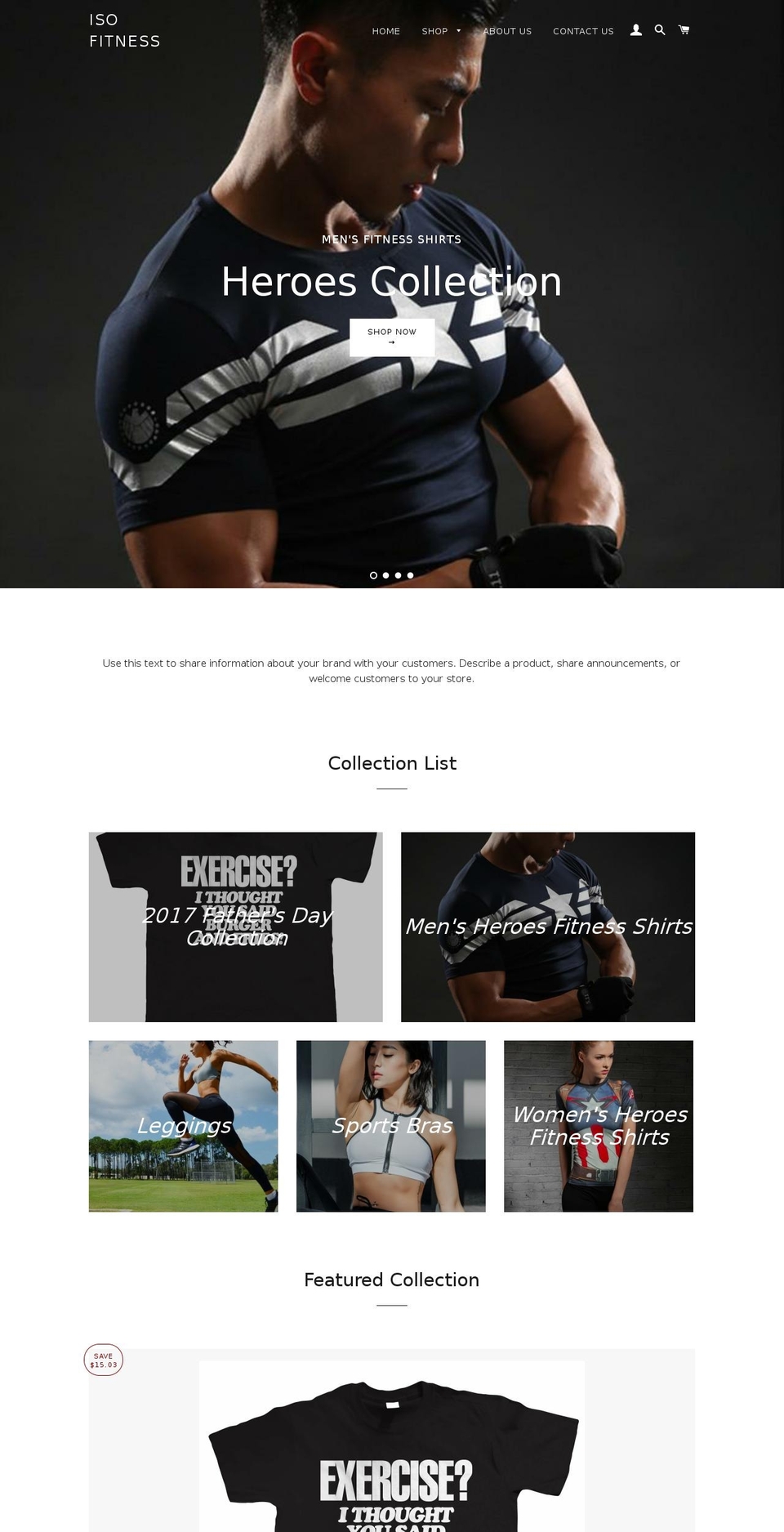shopisofitness.com — Shopify storefront screenshot