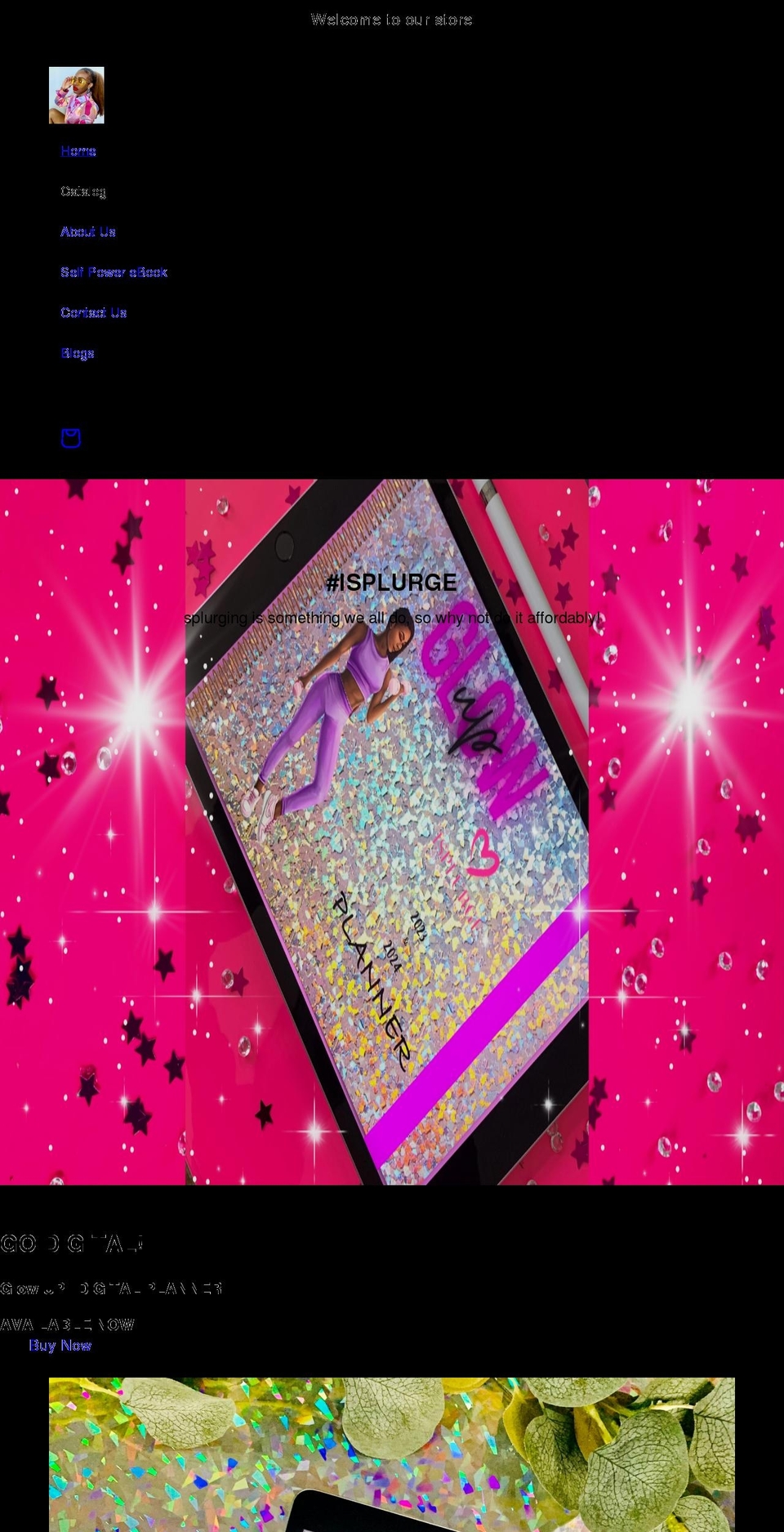 shopisplurge.com shopify website screenshot