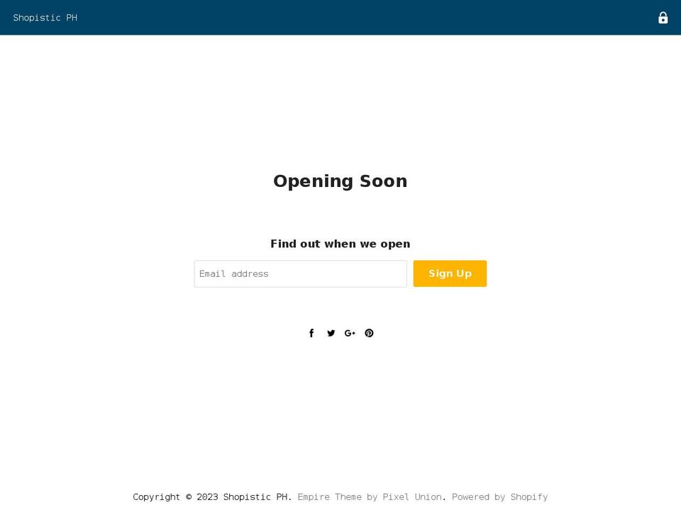 shopistic.net shopify website screenshot