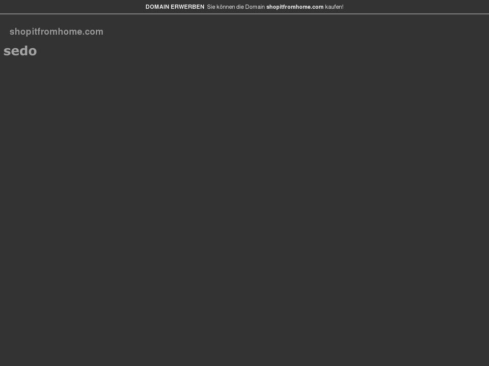 shopitfromhome.com — Shopify storefront screenshot