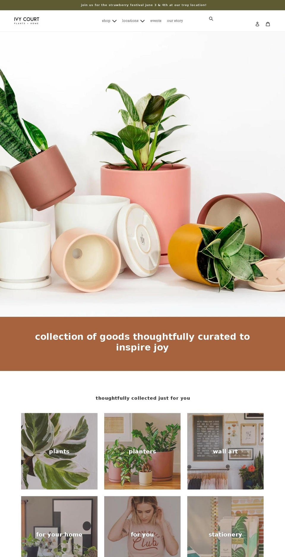 shopivycourt.com shopify website screenshot