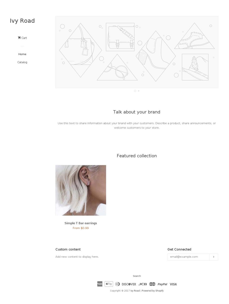shopivyroad.com shopify website screenshot