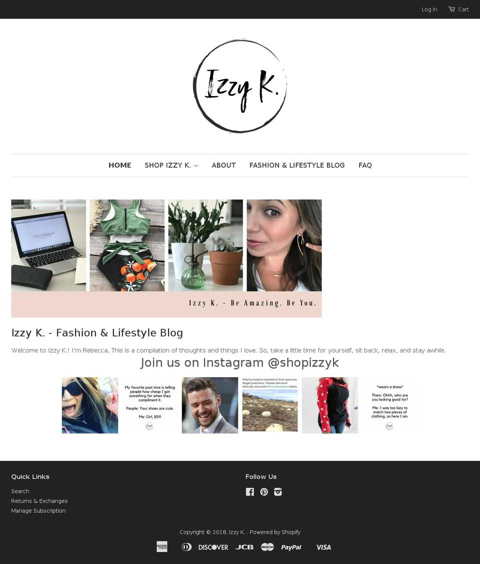 shopizzyk.com — Shopify storefront screenshot