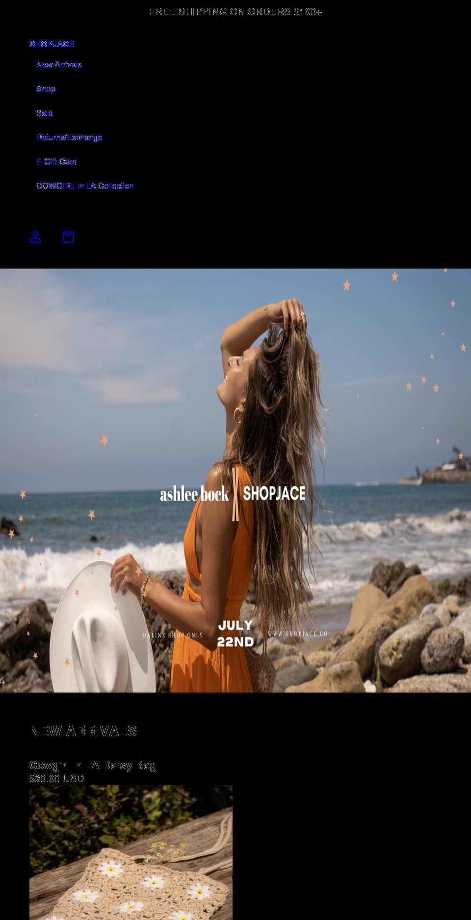 shopjace.co shopify website screenshot