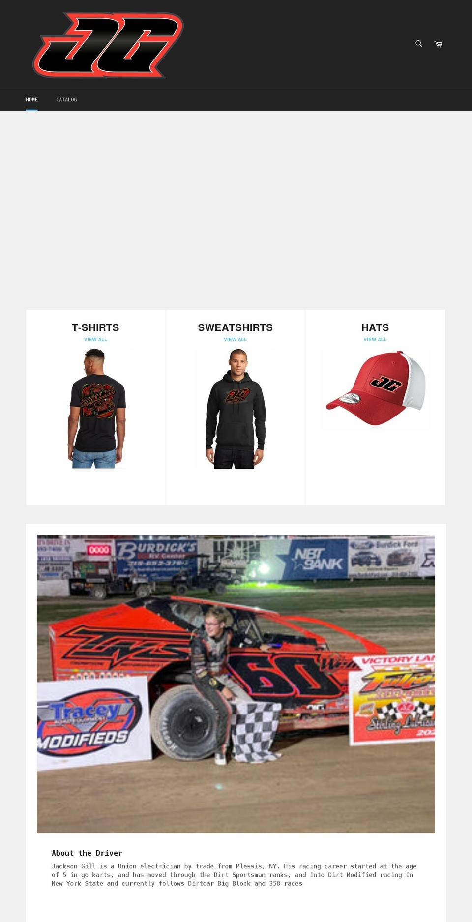 shopjacksongill.com shopify website screenshot