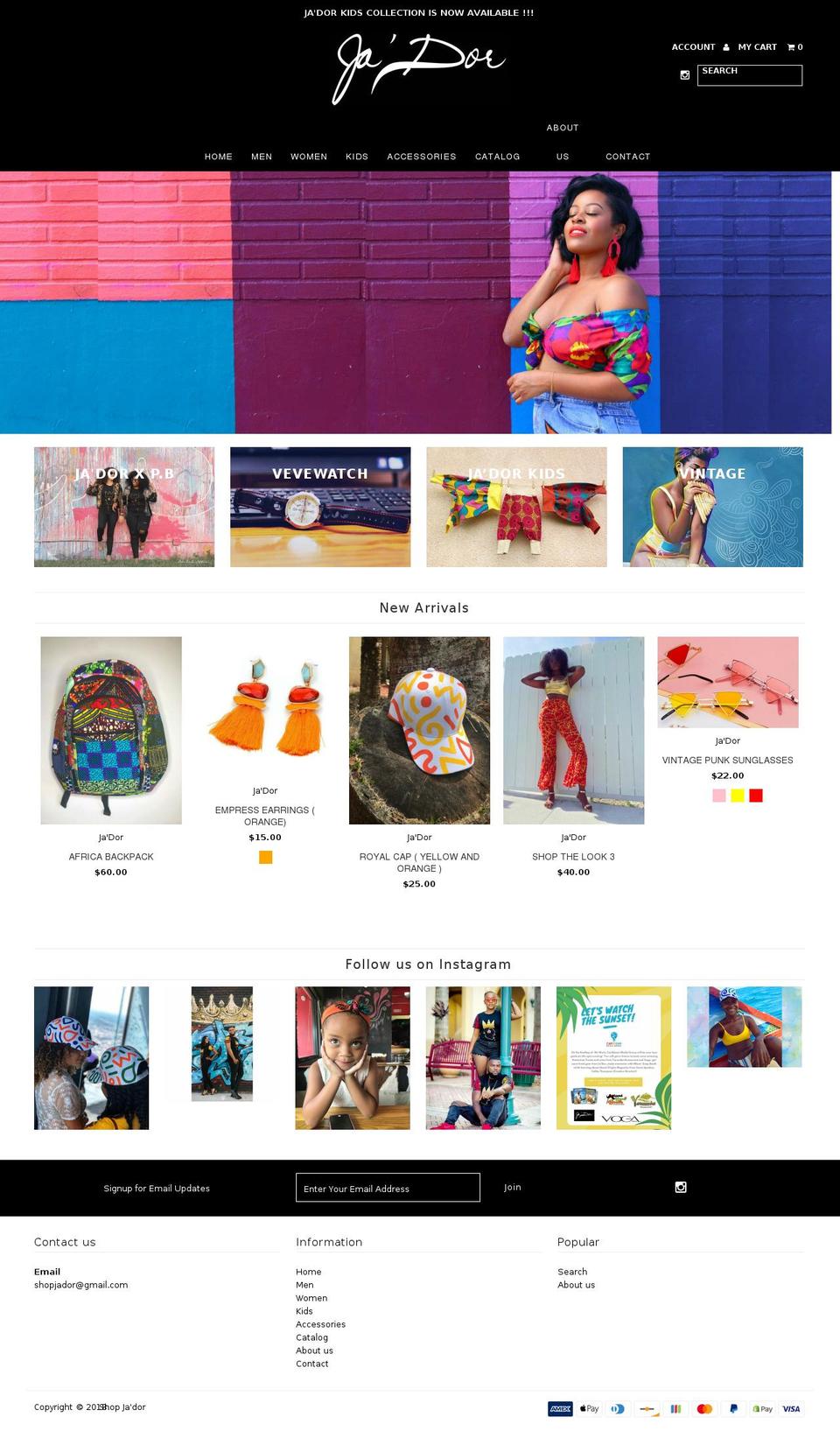 shopjador.com shopify website screenshot