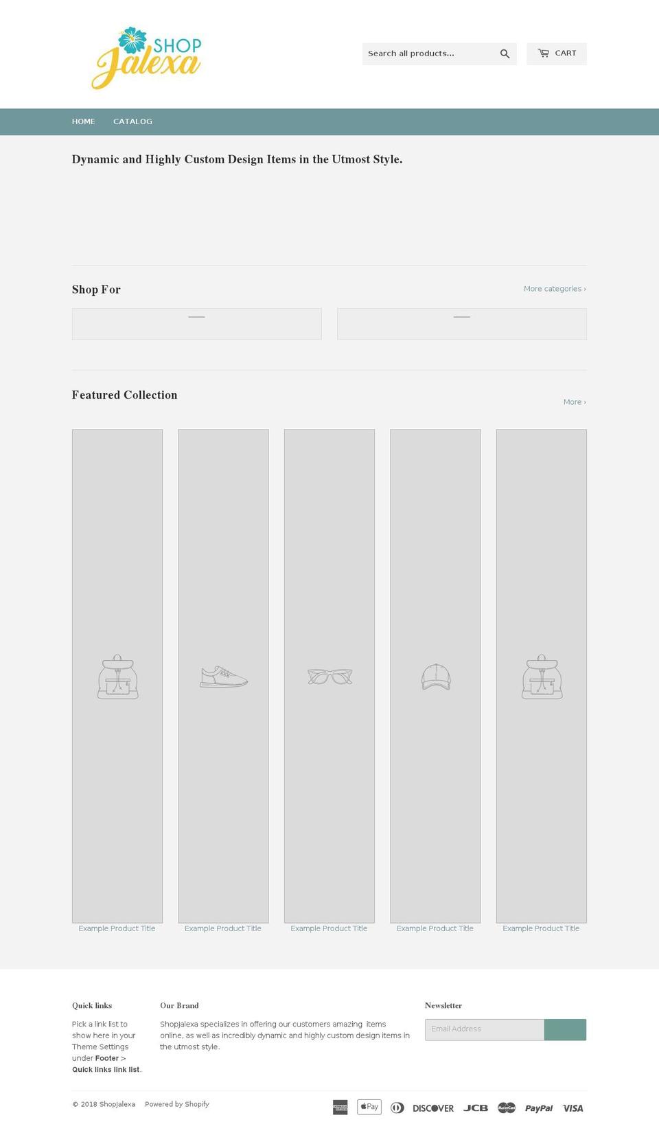 shopjalexa.com — Shopify storefront screenshot