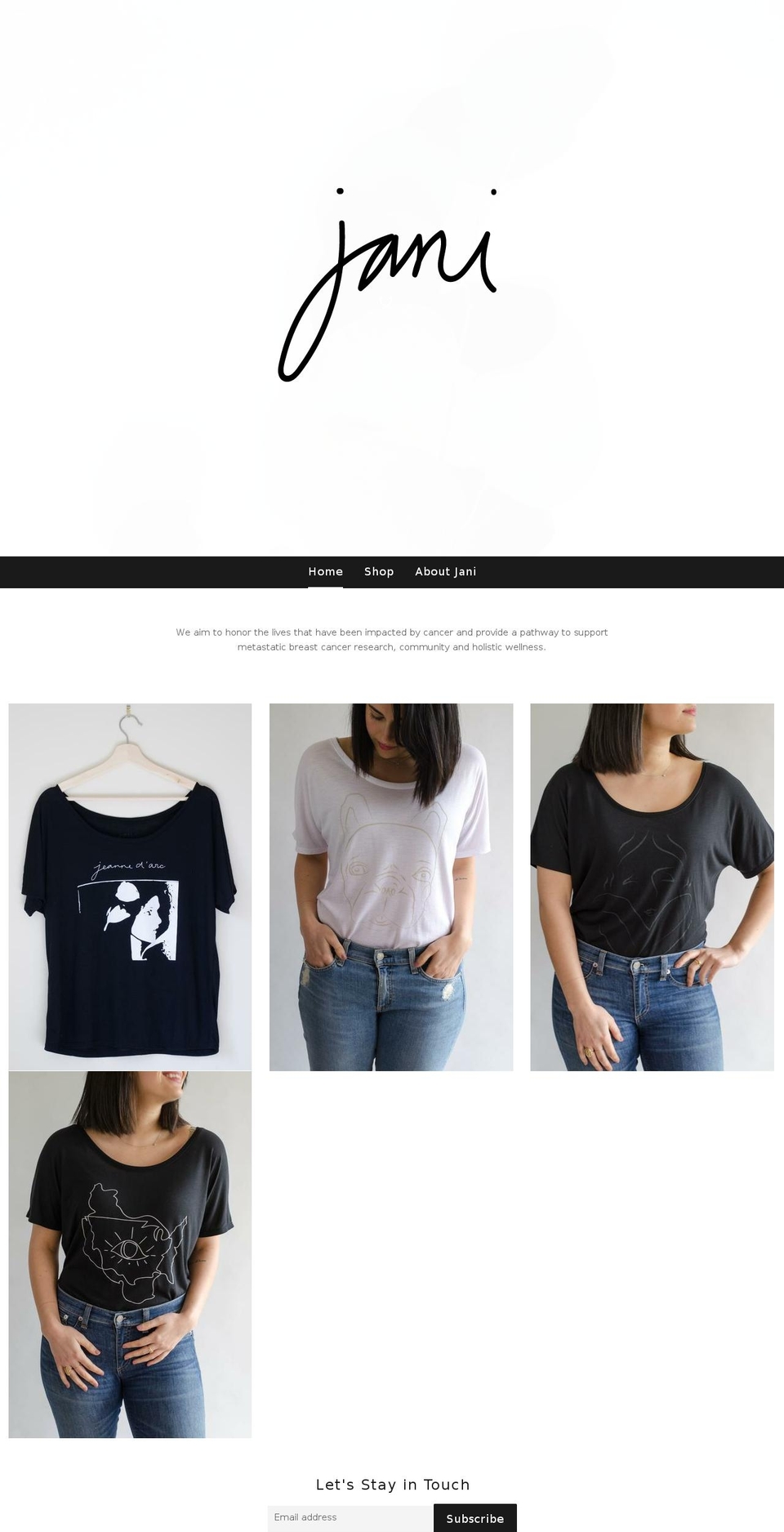 shopjani.com — Shopify storefront screenshot