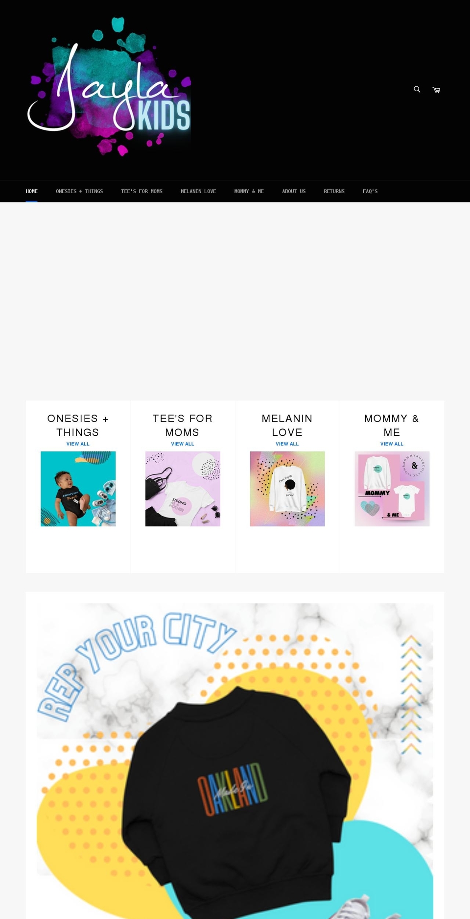 shopjaylakids.com shopify website screenshot