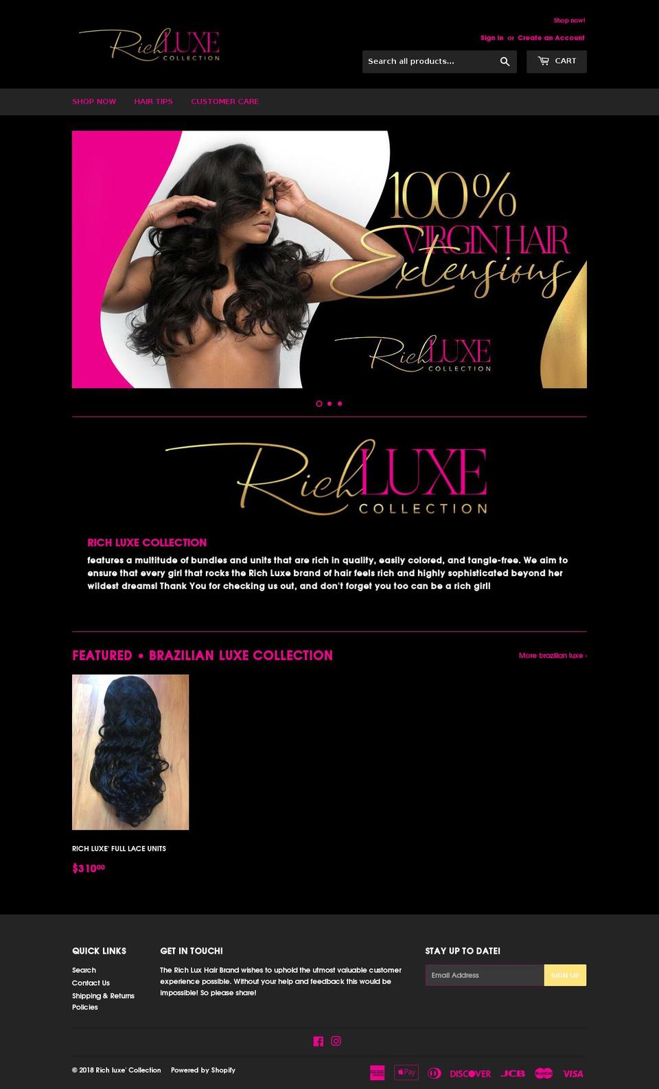 shopjaylonaaronhair.com shopify website screenshot