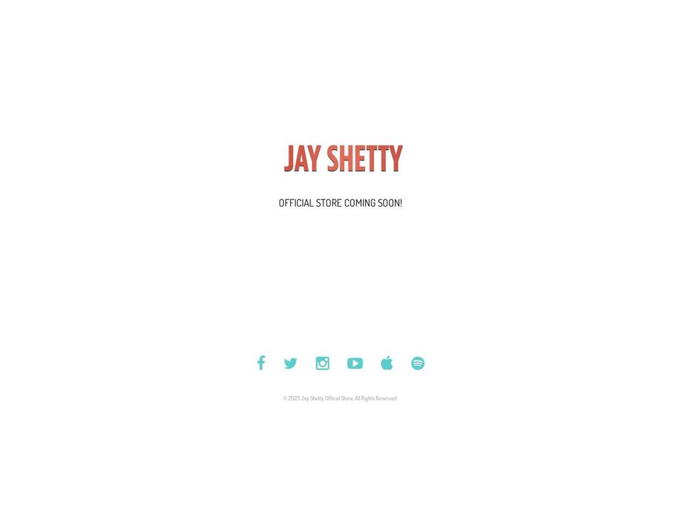 shopjayshetty.com shopify website screenshot