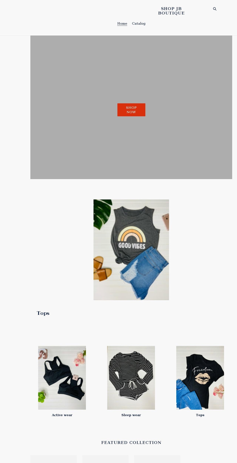shopjbboutique.com shopify website screenshot