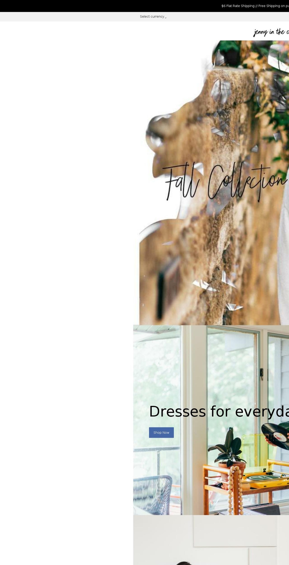 shopjennyinthecity.com — Shopify storefront screenshot