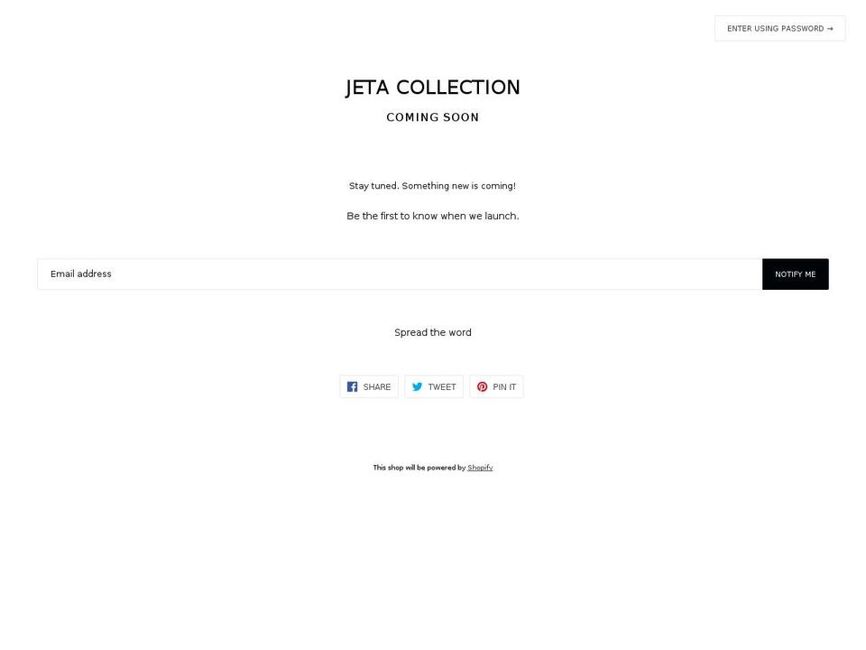 shopjeta.co shopify website screenshot