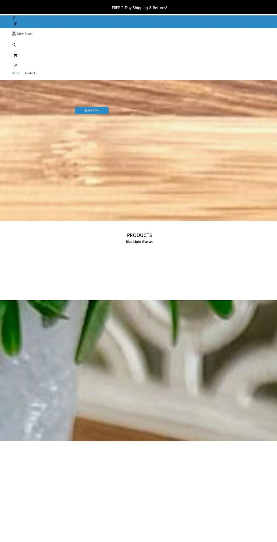 shopjohnscott.com shopify website screenshot