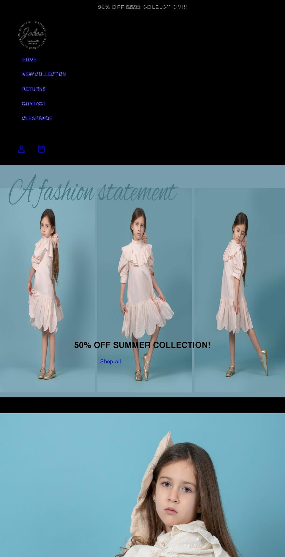 shopjoleeshoes.com shopify website screenshot